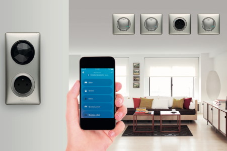 Appareillage connecté Legrand Céliane with Netatmo installé par IMMOTIK