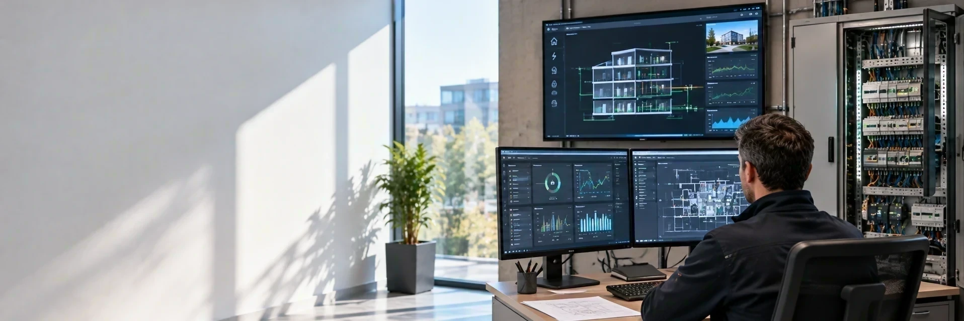 Bâtiments professionnels : GTB et smart building