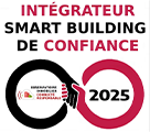 Badge Intégrateur Smart Building de confiance 2025 - Observatoire de l’Immobilier Connecté et Responsable