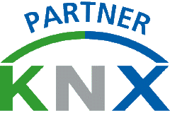 logo KNX Partner Immotik installateur domotique filaire haut de gamme en KNX