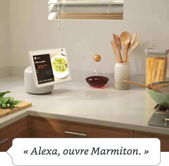 amazon echo swho 10 contrôle vocal avec écran IMMOTIK