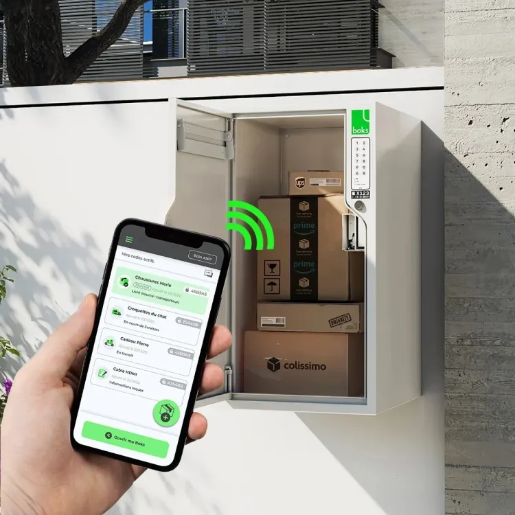 Immotik boite aux lettres connectées intelligente de mazrzque Boks la BoksONE pour particulier