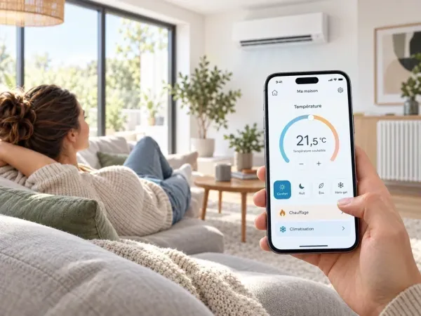 Chauffage et climatisation pilotés pièce par pièce depuis un smartphone