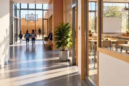Écoles, mairies et gymnases